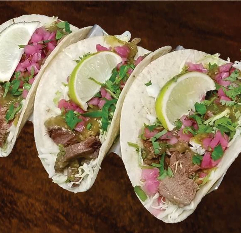 Mexican tacos served at Habaneros Mexican Grill, a Mexican restaurant on 48A Street in downtown Leduc, Alberta